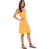 Women's Bianca Smocked Bodice Dress, Sunset - Dresses - 2