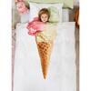 Icecream Photo Print Duvet Set, Multicolor - Duvet Sets - 3