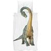 Dino Bronto Photo Print Duvet Set, Green - Duvet Sets - 1 - thumbnail