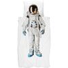 Astronaut Photo Print Duvet Set, Blue - Duvet Sets - 1 - thumbnail