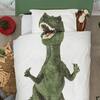 Dinosaur Photo Print Duvet Set, Green - Duvet Sets - 3