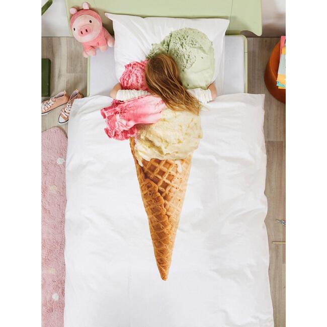 Icecream Photo Print Duvet Set, Multicolor - Duvet Sets - 6