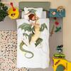 Dragon Photo Print Duvet Set, Green - Duvet Sets - 6