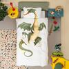 Dragon Photo Print Duvet Set, Green - Duvet Sets - 7