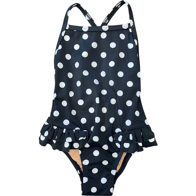 Little Clementine One-Piece Swimsuit, Polka Confetti