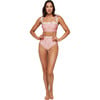 Women's Becca Contrast Bow-Tie Strap Bikini Swimsuit Top, Fiori Dipinti - One Pieces - 1 - thumbnail