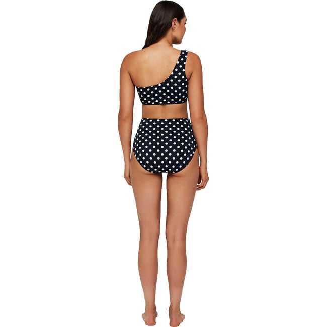 Women's Gianna One-Shoulder Swimsuit Top, Polka Confetti - Two Pieces - 2