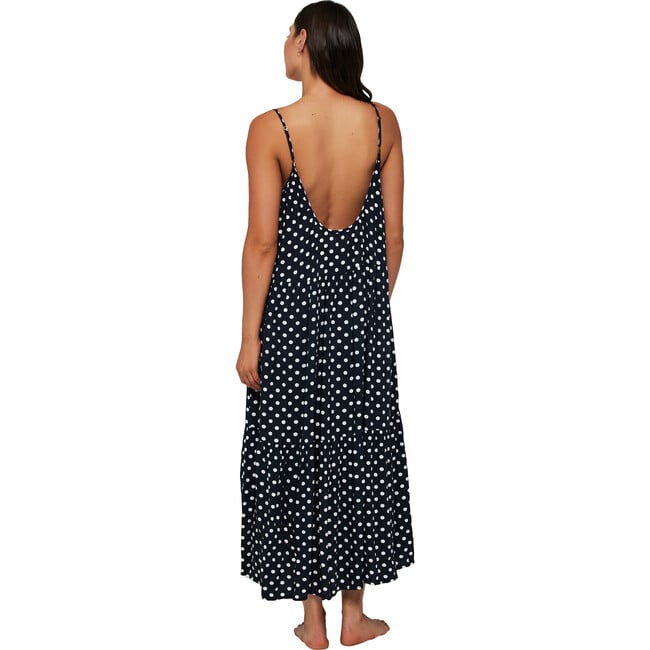 Women's Johanna Sleeveless Low Back Midi Dress Cover-Up, Polka Confetti - Dresses - 4