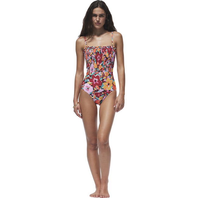 Women's Carrie One-Piece Swimsuit, Colorful Floral