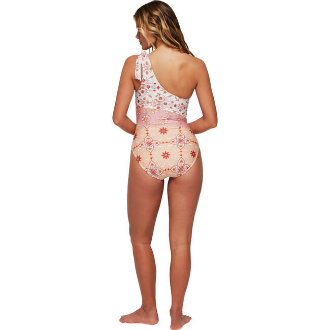 Women's Clarice One-Shoulder Tie Swimsuit, Opera D'Arte - One Pieces - 4