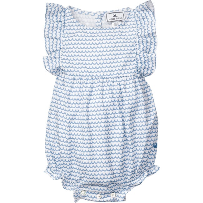 Ruffled Romper, La Mer