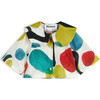 Leonilde Short Sleeve Cropped Blouse, Flow - Blouses - 1 - thumbnail