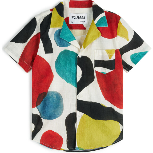 Bruno Short Sleeve Button-Up Shirt, Flow