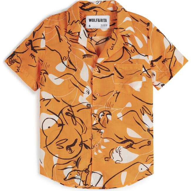 Bruno Short Sleeve Button-Up Shirt, Mobiles