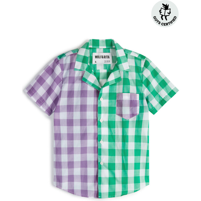 Bruno Short Sleeve Button-Up Shirt, Vichy
