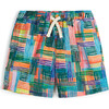 Anselmo Elastic Waist Drawstring Shorts, Mikado - Shorts - 1 - thumbnail