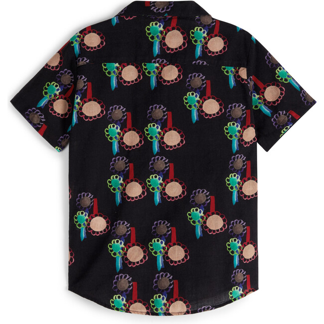 Bruno Short Sleeve Button-Up Shirt, Sunflower - Shirts - 2