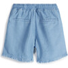 Anselmo Elastic Waist Drawstring Shorts, Light Denim - Shorts - 2