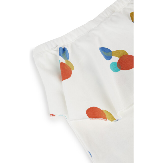 Ana Print Back Frill Legging, Cosmos - Leggings - 3