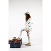 Ana Print Back Frill Legging, Cosmos - Leggings - 4