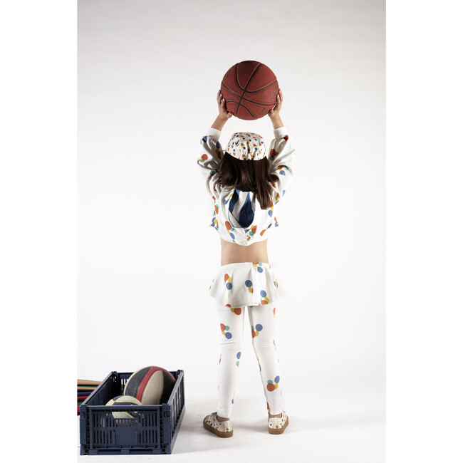 Ana Print Back Frill Legging, Cosmos - Leggings - 5