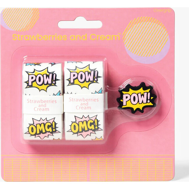 The POW Collection Tennis Overgrip and Dampener Set, Pink