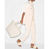 Women's Large Metro 2-Pocket Deluxe Tote, Sandshell - Bags - 3