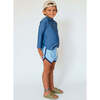 Soft Retro Swim Trunk, Tile Blue - Swim Trunks - 3 - thumbnail