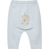 Little Elephant Leggings, Pale Blue - Leggings - 1 - thumbnail