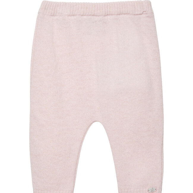 Little Teddy Leggings, Pale Pink - Leggings - 2