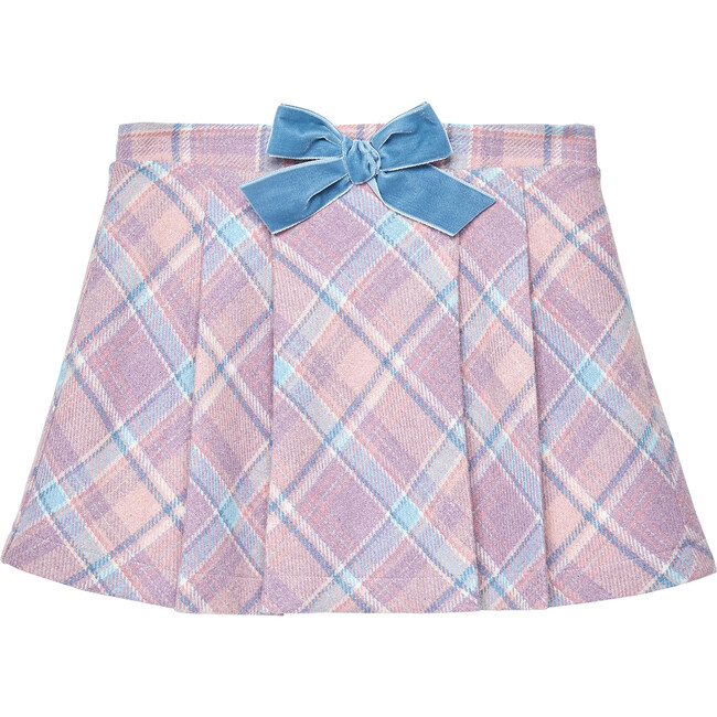 Penelope Checked Skirt, Pink Multi Check