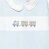 Little Thomas Train All-In-One, Pale Blue - Bodysuits - 3