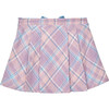 Penelope Checked Skirt, Pink Multi Check - Skirts - 2