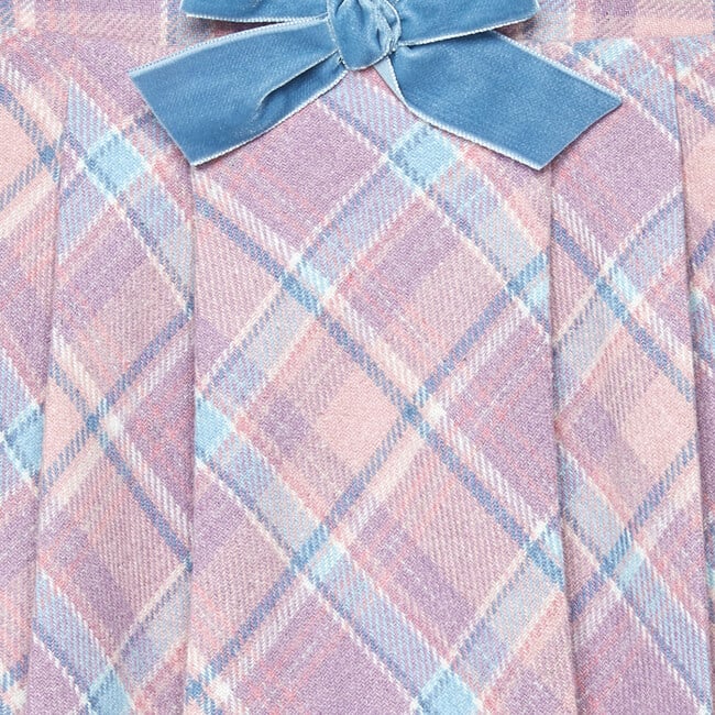 Penelope Checked Skirt, Pink Multi Check - Skirts - 3