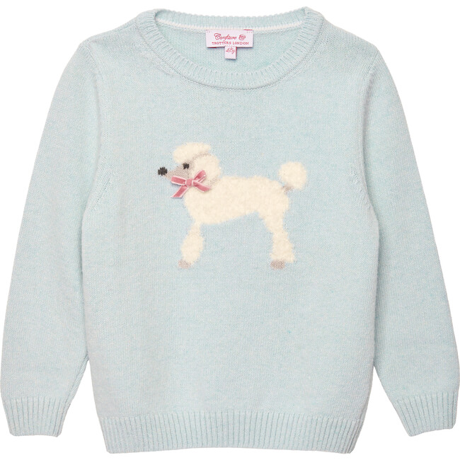 Peggy Poodle Sweater, Blue