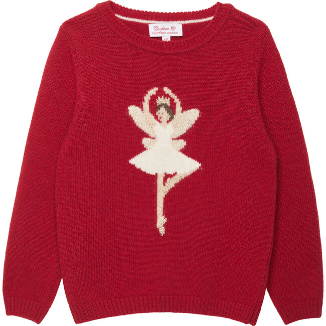 Fairy Knit Sweater, Crimson