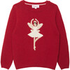 Fairy Knit Sweater, Crimson - Sweaters - 1 - thumbnail