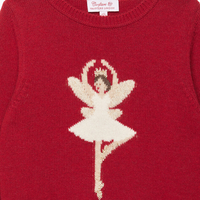 Fairy Knit Sweater, Crimson - Sweaters - 3