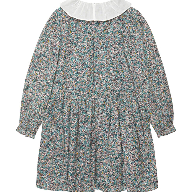 Liberty Print Tabitha Willow Robin Dress, Green Ragged Robin - Dresses - 2