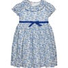 Liberty Print Floret Willow Dress, Blue Floret - Dresses - 1 - thumbnail