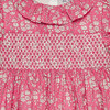 Liberty Print Capel Floral Smocked Party Dress, Bright Pink Capel - Dresses - 3