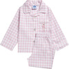 Margot Ballerina Pajama, Pale Pink Gingham - Pajamas - 1 - thumbnail