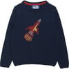 Rocket Sweater, Navy - Sweaters - 1 - thumbnail