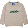 Sebastian Car Sweater, Oatmeal - Sweaters - 1 - thumbnail