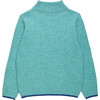 Sebastian Car Half Zip, Sea Green - Sweaters - 2