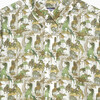 Liberty Print Dinosaur Shirt, Green Dinosaur - Shirts - 3