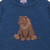 Grizzly Bear Sweater, Denim Blue Marl - Sweaters - 3