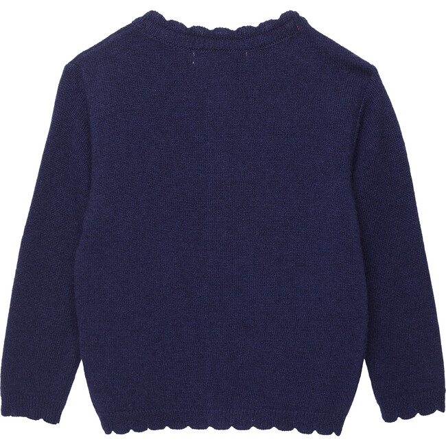 Little Scottie Cardigan, Navy - Cardigans - 2