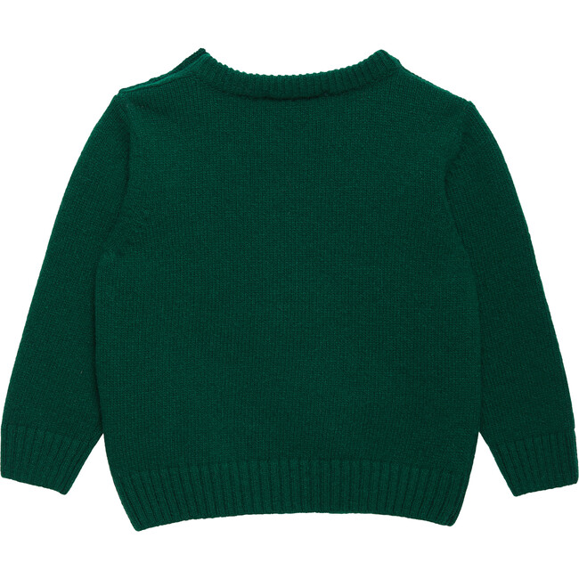 Little Timothy Teddy Sweater, Green - Sweaters - 2