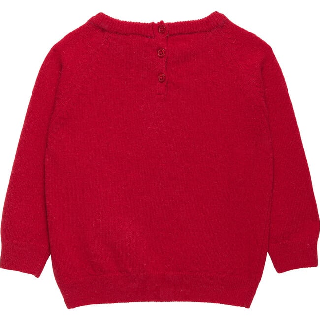 Little Nutcracker Sweater, Red - Sweaters - 2